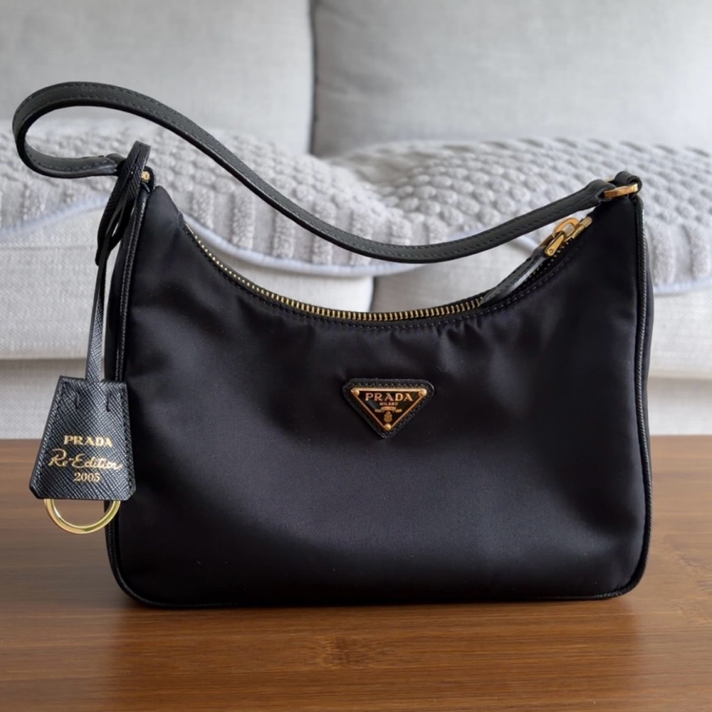 Prada Re-Edition 2005 Re-Nylon and Saffiano mini 
bag (Fairly new)